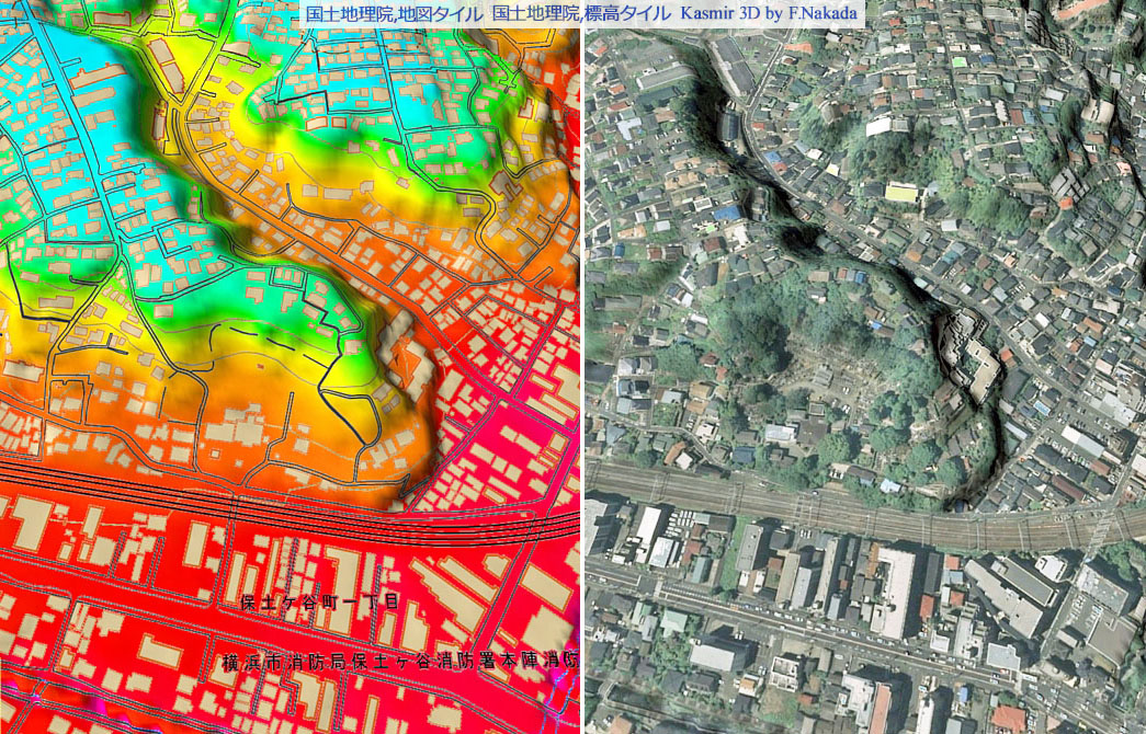 日本の地形千景 神奈川県：横浜市の急傾斜地と土砂災害