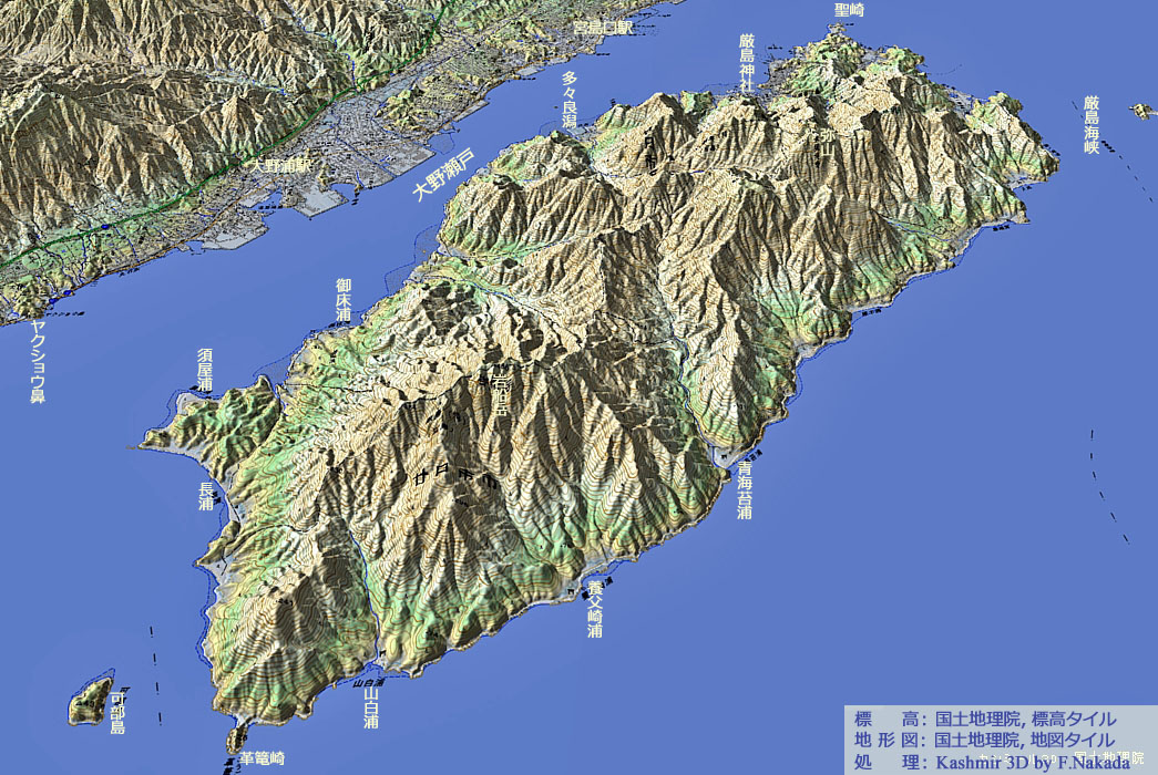 日本の地質百選：厳島［地質情報ポータルサイト］